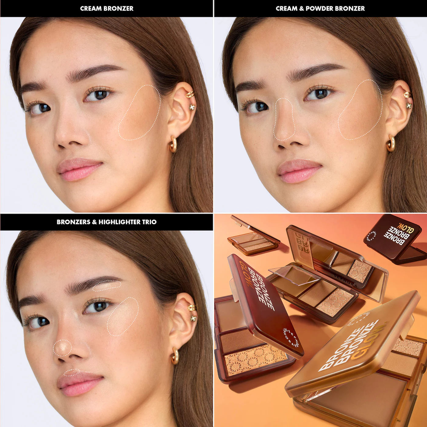 SEPHORA COLLECTION - Bronze Bronze Glow Face Palette / 02 Born to Bronze