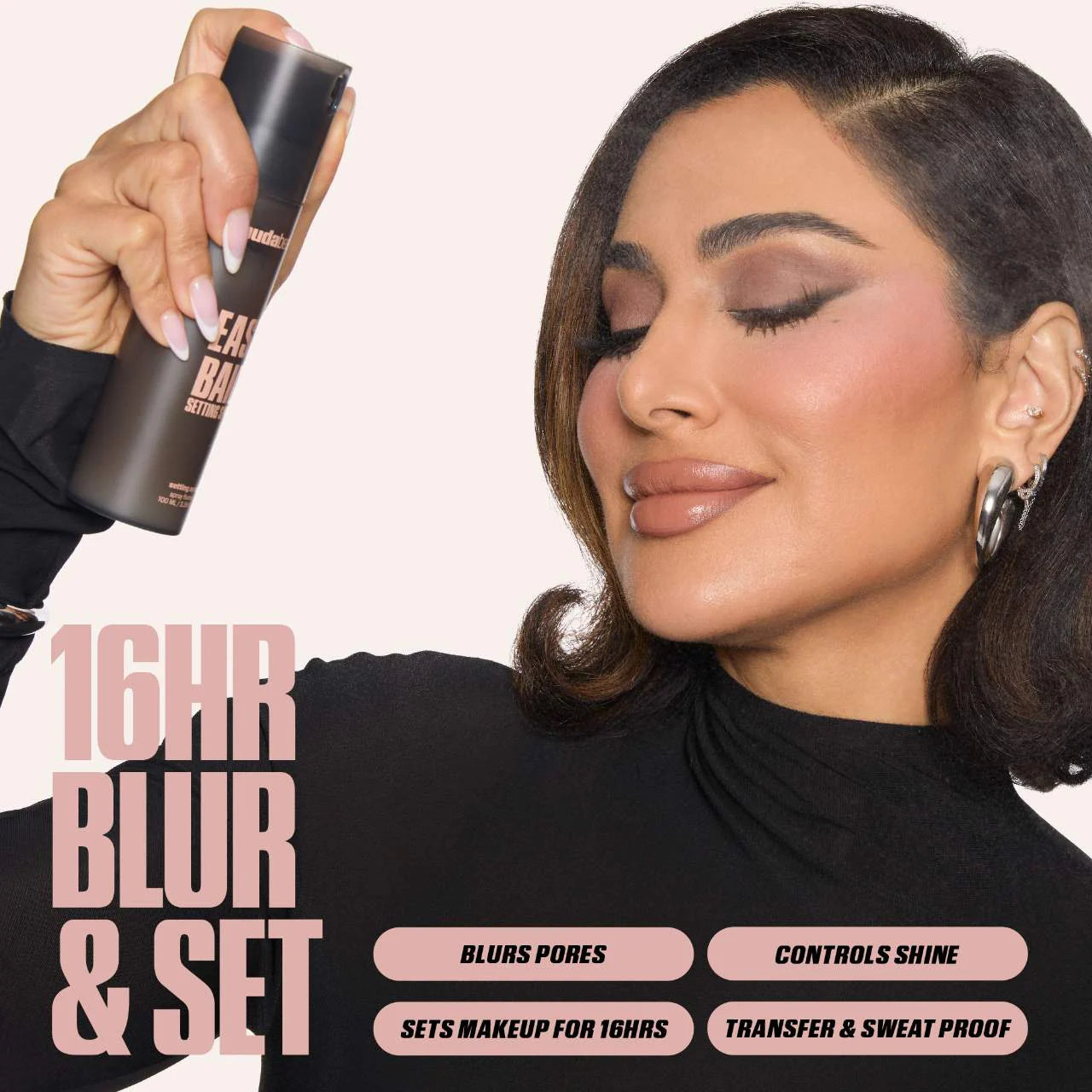 HUDA BEAUTY - Mini Easy Bake Blurring Setting Spray with 16-Hour Wear