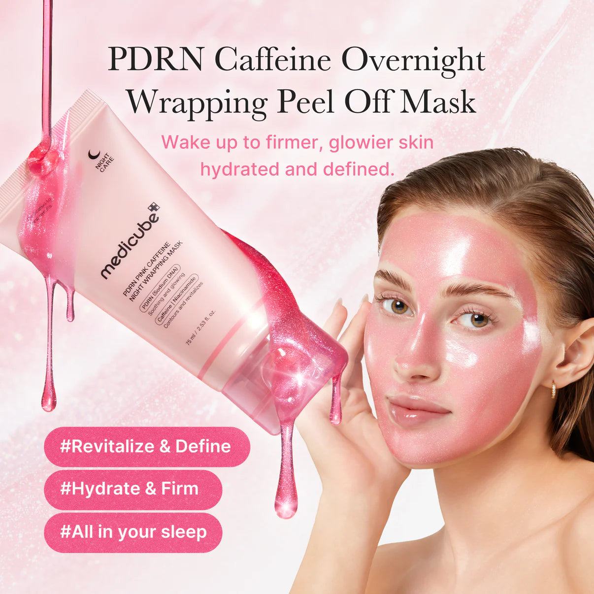 MEDICUBE - PDRN Pink Night Wrapping Mask