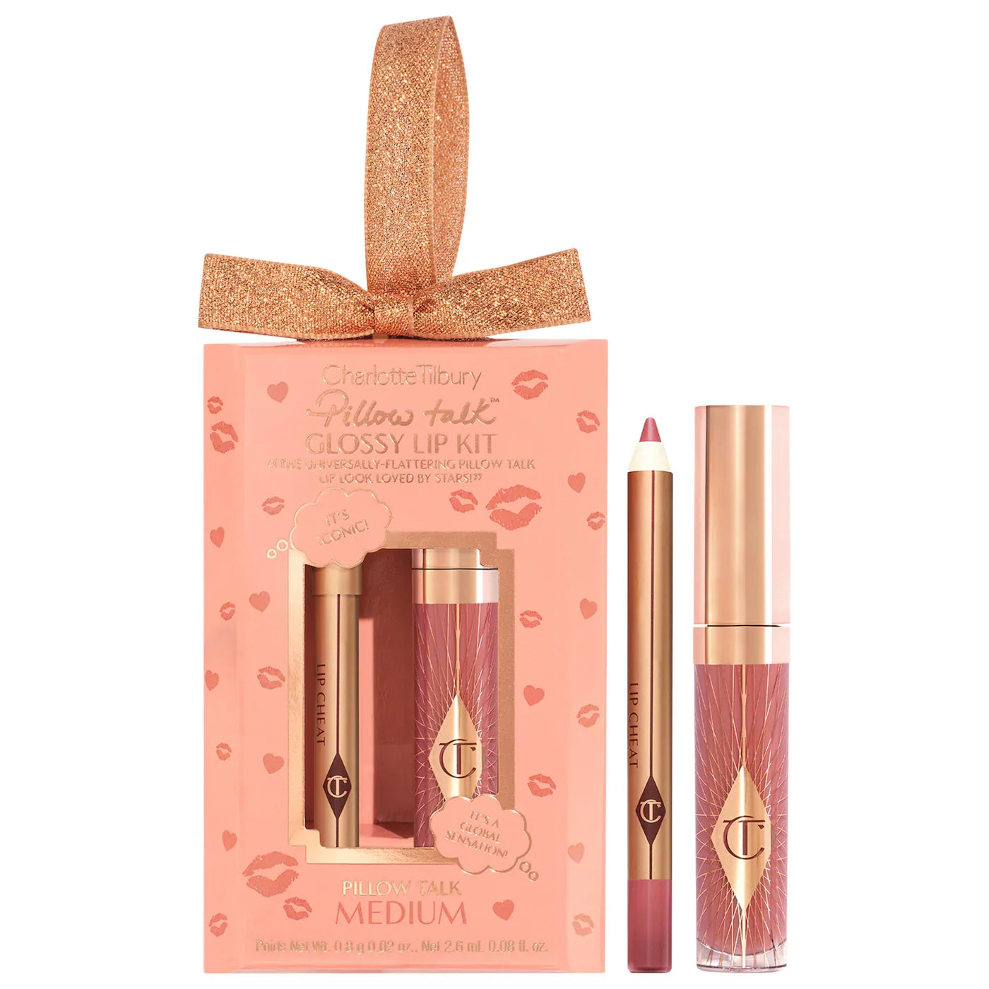 CHARLOTTE TILBURY - Mini Pillow Talk Glossy Lip Duos / Medium
