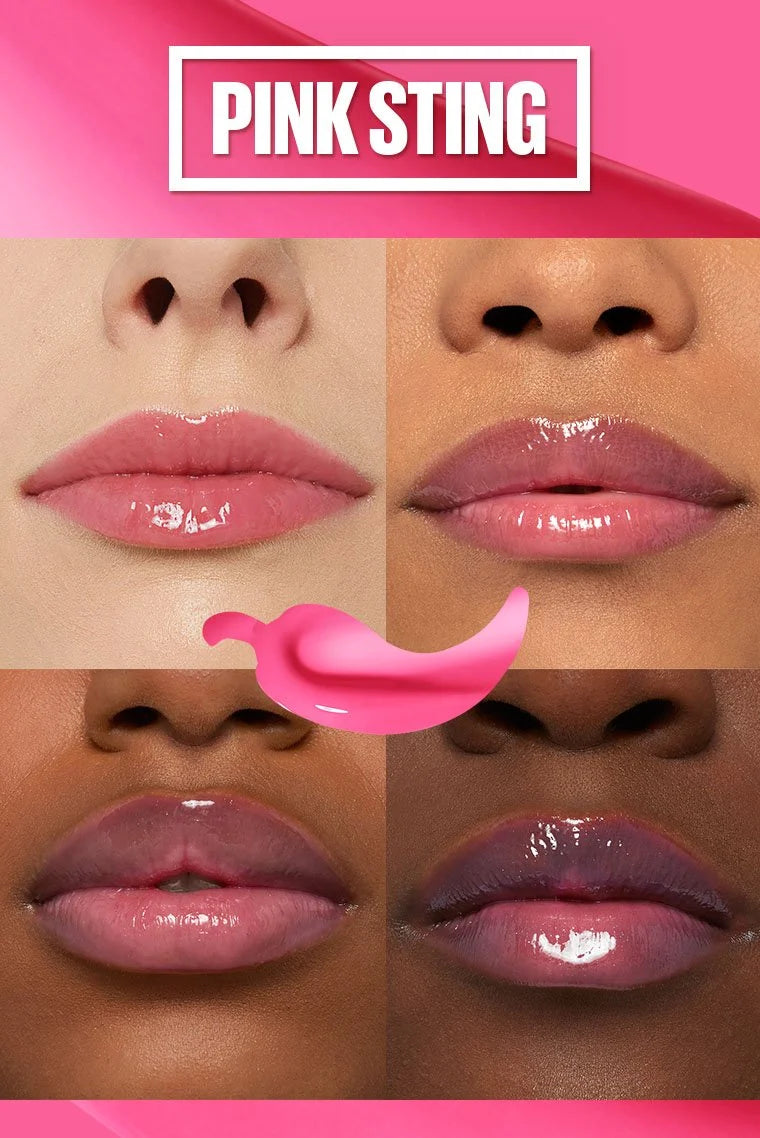 MAYBELLINE - Lifter Plump™ Lip Plumping Gloss / Pink Sting