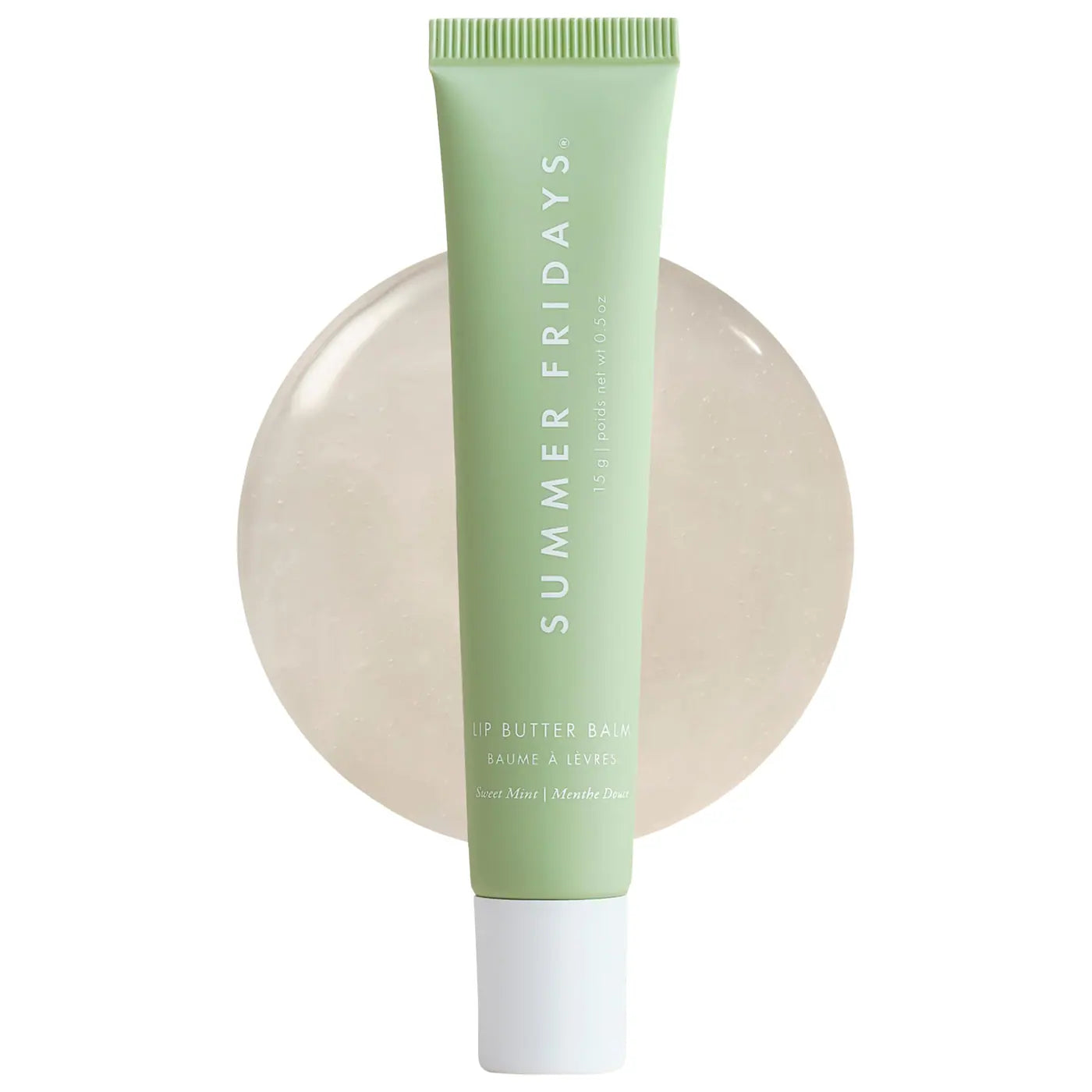 SUMMER FRIDAYS - Lip Butter Balm Treatment for Hydration + Nourishing Shine / Sweet Mint