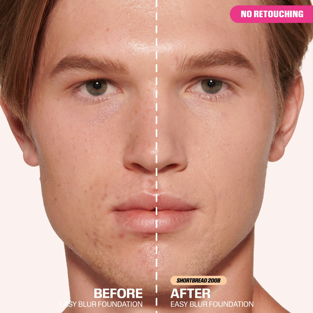 HUDA BEAUTY - Mini Easy Blur Natural Airbrush Foundation with Niacinamide / Shortbread 200B