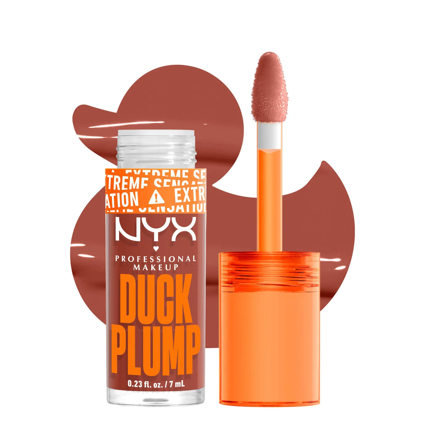 NYX - Duck Plump Lip Plumping Gloss / Brown Of Applause