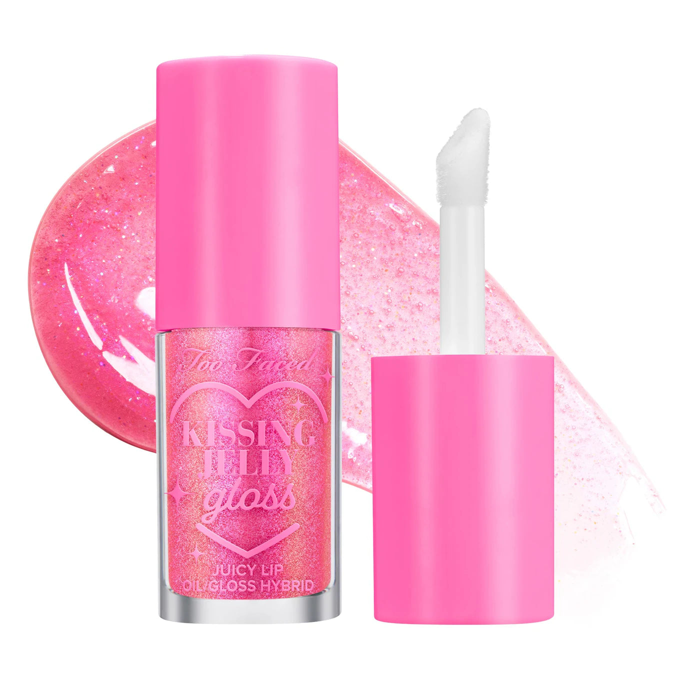 TOO FACED - Kissing Jelly Non-Sticky Lip Oil Gloss / Bubblegum