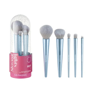 SEPHORA COLLECTION - Moving Lights Face & Eye Brush Set (Holiday Limited Edition)