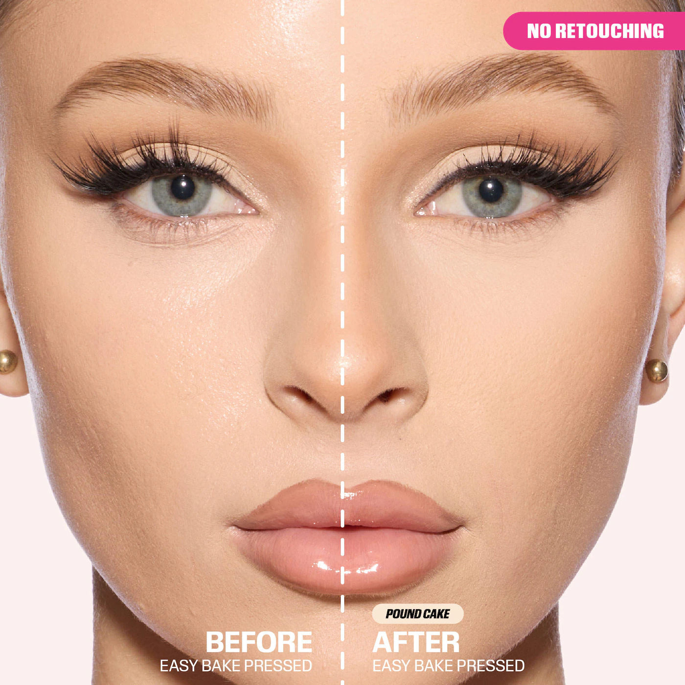 HUDA BEAUTY - Easy Bake Airbrush Matte Pressed Setting Powder / Pound Cake