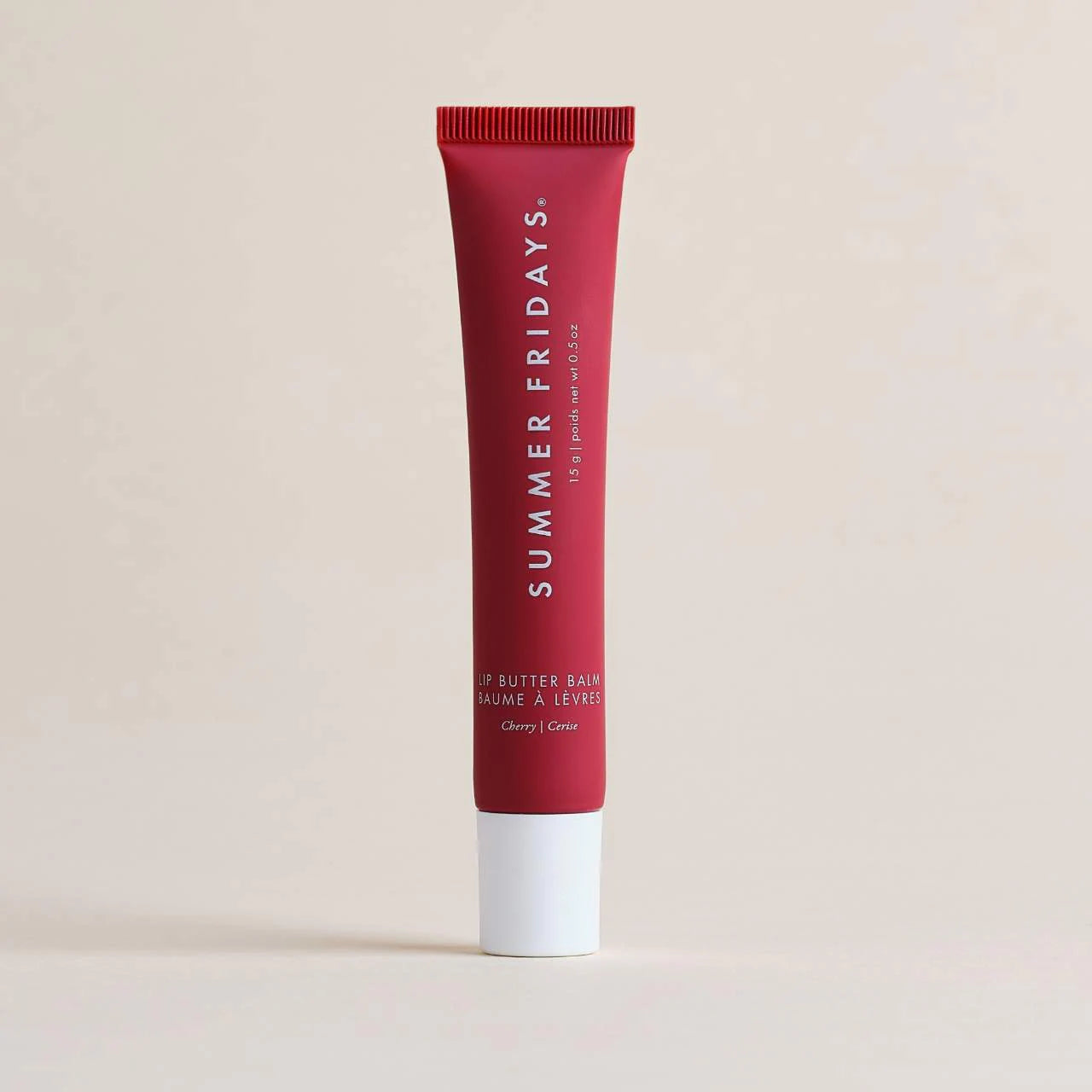 SUMMER FRIDAYS - Lip Butter Balm Treatment for Hydration + Nourishing Shine / Cherry