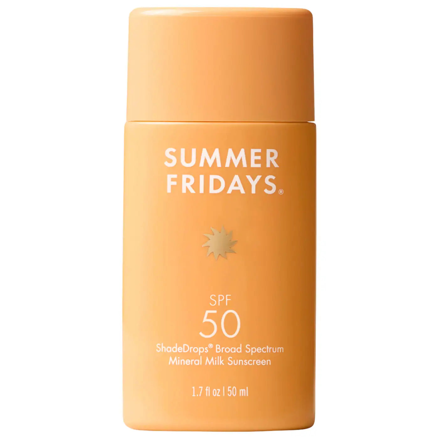 SUMMER FRIDAYS - ShadeDrops Broad Spectrum SPF 50 Daily Mineral Milk Sunscreen
