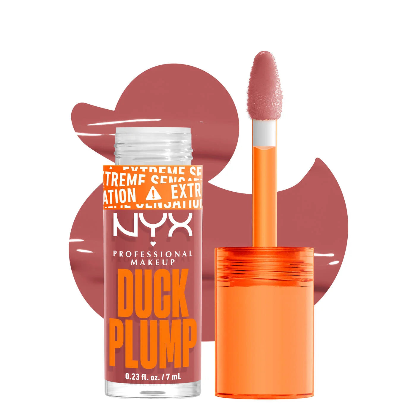 NYX - Duck Plump Lip Plumping Gloss / Nude Swings
