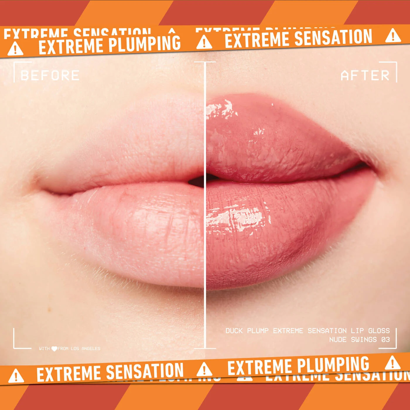 NYX - Duck Plump Lip Plumping Gloss / Nude Swings